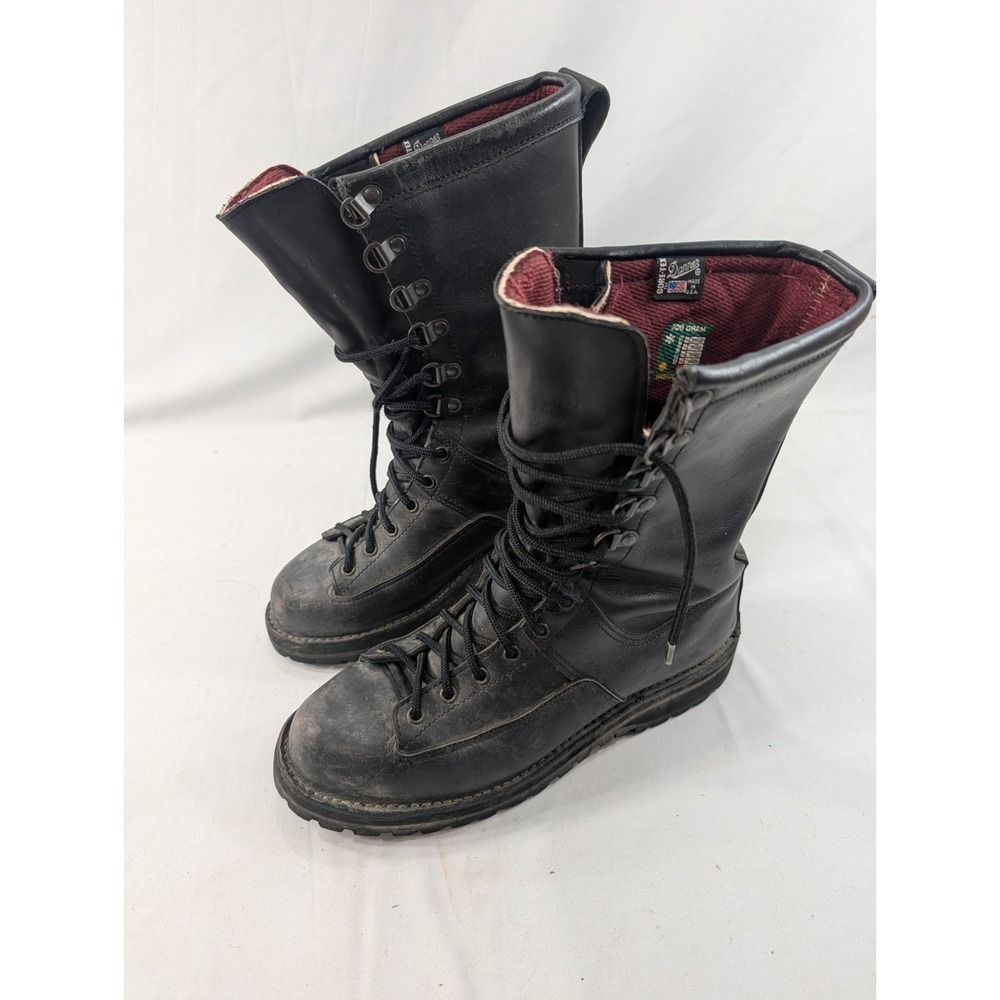 Danner Fort Lewis Mens 9D Black Leather Gore-Tex Tactical Boots 69110 Made USA
